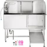 Uimoso Hundebadewanne Haustierpflegewanne Badewanne Hunde Waschbecken Rechts Tür