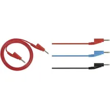 Rohde & Schwarz HZ10S Messleitungs-Set Lamellenstecker 4 mm Lamellenstecker 4 mm] 1.00 m Schwarz 1 St.