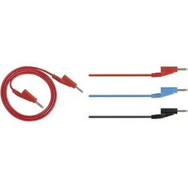 Rohde & Schwarz HZ10S Messleitungs-Set Lamellenstecker 4 mm Lamellenstecker 4 mm] 1.00 m Schwarz 1 St.