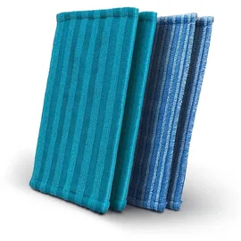 Philips Mikrofaserpads für SpeedPro Max Aqua, XV1700/01, 4 Stück, Blau