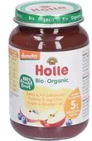 Holle Pomme et myrtilles Purée 190 g