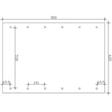 SKANHOLZ Satteldach-Carport Wallgau 620 x 900 cm Dachlattung