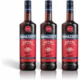 Ramazzotti Amaro Kräuterlikör 3er Set Schnaps Likör Alkohol Flasche 30% 3x1 L