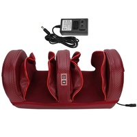 Elektrisches Fußmassagegerät, Shiatsu-Fußmassagegerät mit tiefem Kneten zur Linderung von Fußschmerzen Verbessern Sie die Durchblutung (rot)