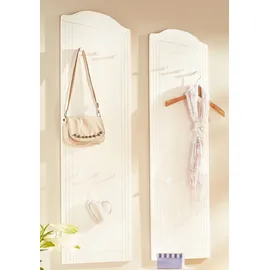 Home Affaire Garderobenpaneel Finca 2er-Set Weiß