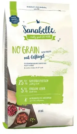 Sanabelle Katzentrockenfutter No Grain Geflügel