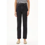 LEJAANI | Slim Jeans Bio-Baumwoll Mix X-Stretch - schwarz (28-32)