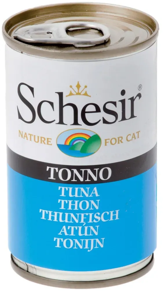 Schesir 24 x 140g Dose Katzennassfutter Thunfisch