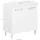 Saphir »Quickset Unterbeckenschrank mit 2 Türen, 60 cm breit, ohne Waschbecken« Waschbeckenschrank inkl. Türdämpfer, Griffe in Chrom glanz), weiß