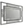 Massivmoebel24 Spiegel Mango 76 x 122 cm Grau