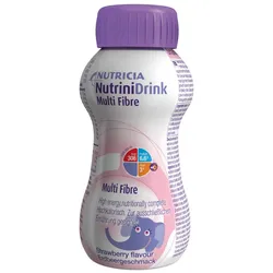 NutriniDrink Multi Fibre Erdbeere 200 ml Flüssigkeit