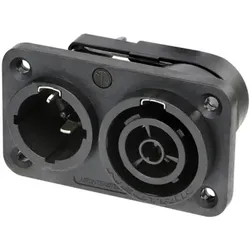 Neutrik NAC3PX-TOP, CuSn0.2, Schwarz, Kupfer, Polyamid, Edelstahl, Kupfer, Kupfe