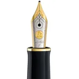 Pelikan M400 Feder F schwarz/rot,