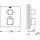Grohe Grohtherm Cube Thermostat-Brausebatterie mit integrierter 2-Wege-Umstellung chrom