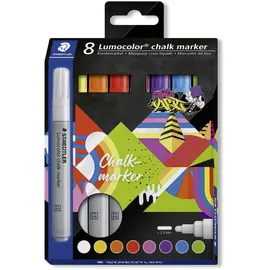 Staedtler Kreidemarker 8 St. mehrfarbig