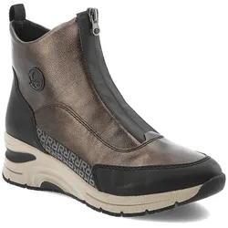 Braune Stiefeletten Rieker Keilschuhe, 38