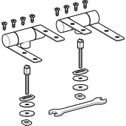 Geberit Scharnier-Set 598200000 für WC-Sitz
