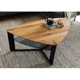 MASSIVMOEBEL24.DE Couchtisch STARNBERG Beige Wildeiche 120 x 70 x 44 cm