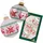 Krebs Glas Lauscha Weihnachtsbaumkugel mit Santas 4-tlg. 7cm