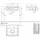 Villeroy & Boch Waschtischunterschrank 600 x 190 x 50 cm Silk Grey Matt