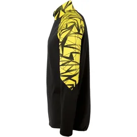Uhlsport Goal 25 1/4-Zip Trainings-Top Herren schwarz/limonengelb L