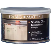 Gäbig+Mätteli Shabby Chic Kreidefarbe Sandgelb matt 375 ml