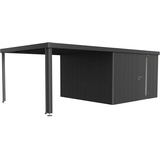 Biohort Seitendach zu Gerätehaus Neo Gr. 4A/4B/4C/4D Dunkelgrau-Metallic