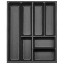 SOTech ORGA-BOX-3 Besteckeinsätze Tiefe: 473 mm Höhe 50,5 mm anthrazit Schubladeneinsätze Breite: 391 mm