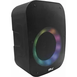 Lexibook iParty, Bluetooth -Lautsprecher, mit Mikrofon, wiederaufladbare Batterie, Schwarz, K8210