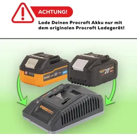 PROCRAFT PS22bb inkl. 2 x 2,0 Ah + Ladegerät