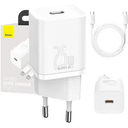 Baseus Super Si Quick Charger: Schnelles und Universelles USB-C Ladegerät, 25W