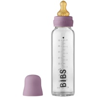 Bibs Baby Glass Bottle, 225 ml, Mauve 225 ml