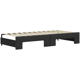vidaXL Tagesbett 90 x 200 cm Schwarz