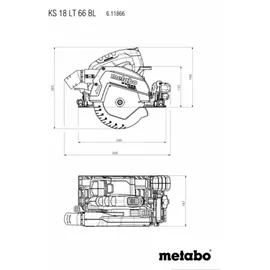 Metabo KS 18 LTX 66 BL ohne Akku + metaBox 340 611866840