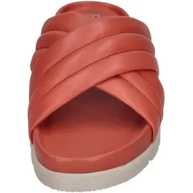 ROHDE Damen Pantolette Nappa Leder trendy Kreuzbandage Ponza 6302, Größe:38 EU, Farbe:Orange - 38