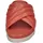 ROHDE Damen Pantolette Nappa Leder trendy Kreuzbandage Ponza 6302, Größe:38 EU, Farbe:Orange - 38