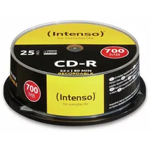 Intenso CD-R 700MB 52x 25er Spindel