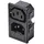 TRU Components TC-10088388 Kaltgeräte-Steckverbinder C13 Buchse, Einbau vertikal, Stecker, Einbau vertikal Gesamtpolzahl: 3 10A