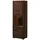 Massivmoebel24 Vitrine Akazie 58 x 40 x 180 cm Dunkelbraun