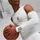Puma Hoops Team Arm Sleeves - weiß S