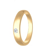 Elli PREMIUM Anhänger Anhänger Kinder Taufring mit Diamant (0.01 ct.) in 585 Gelbgold