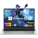 NIAKUN 15.6 Zoll Laptop Notebook, Computer 16GB RAM 512GB SSD N5095 Prozessor (bis zu 2.9Ghz), FHD 1920 x 1080 Display, Laptop mit beleuchteter Tastatur, 6000mAh, TF Karte, WiFi 5