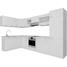 VCM Winkelküche L-Form 505 cm braun