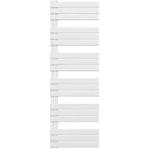 Belrad Handtuchheizkörper 1800 x 600 mm 1021 W weiß Anschluss linksseitig