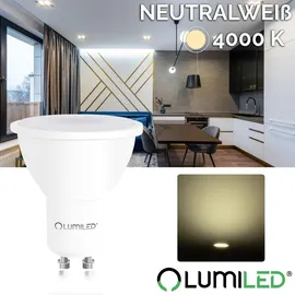Lumiled LED Lampe 10x GU10 1,5W 4000 K neutralweiß