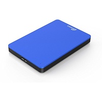 Sonnics 320GB Blau Externe tragbare Festplatte USB 3.0 super schnelle Übertragungsgeschwindigkeit für den Einsatz mit Windows PC, Apple Mac, XBOX ONE und PS4 Fat32