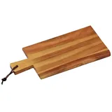 KESPER Schneidbrett Akazienholz, 45 x 22 x 1,5 cm, Farbe: Braun, Natur