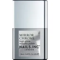 NAILS.INC Chrome Nagellack Silver Served 14 ml