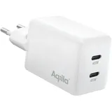 aqiila Chargebird W2 45W 2x USB-C weiß