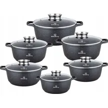 klönberg Topf-Set 12-tlg. Deckel + Glasdeckel